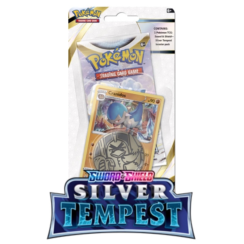 Pokemon Silver Tempest Cranidos checklane blister