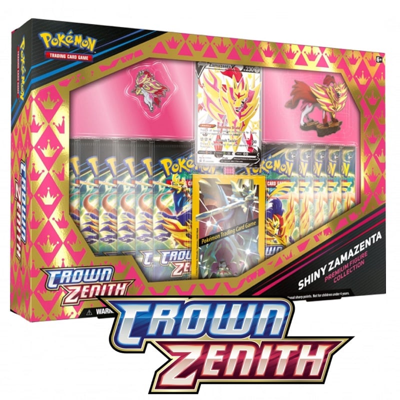 Pokemon Crown Zenith Shiny Zamazenta Premium Figure Collection