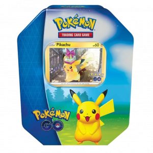 Pokemon Go Gift Tin Pikachu, telt 4 Pokemon GO boosterpacks