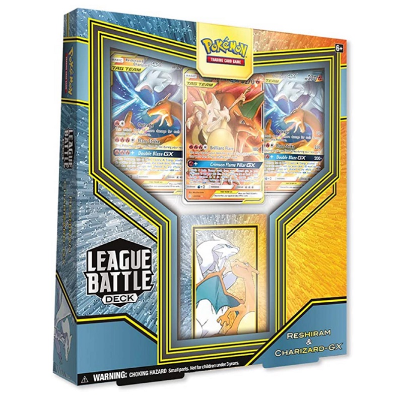 Pokémon Charizard & Reshiram GX League Battle Deck