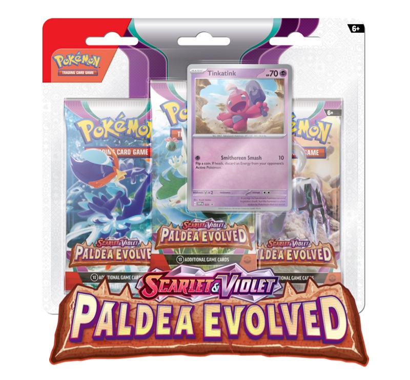 Pokemon Paldea Evolved blister Tinkatink