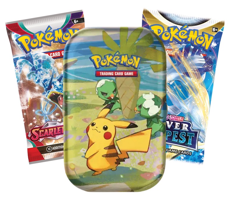 Pokémon Paldea Mini Tin Pikachu