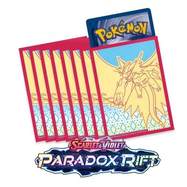 Paradox Rift Elite Trainer Box Roaring Moon Sleeves Pokemon TCG
