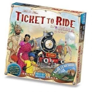 Ticket to Ride India & Zwitserland